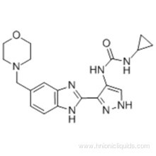 1-Cyclopropyl-3-(3-(5-(morpholinomethyl)-1H-benzo[d]imidazol-2-yl)-1H-pyrazol-4-yl)urea CAS 896466-04-9